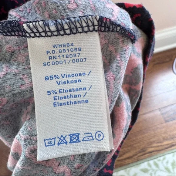 Boden Red Sleeveless Empire Waist Lotus Paisley Maxi Dress Size 10P - Picture 7 of 8